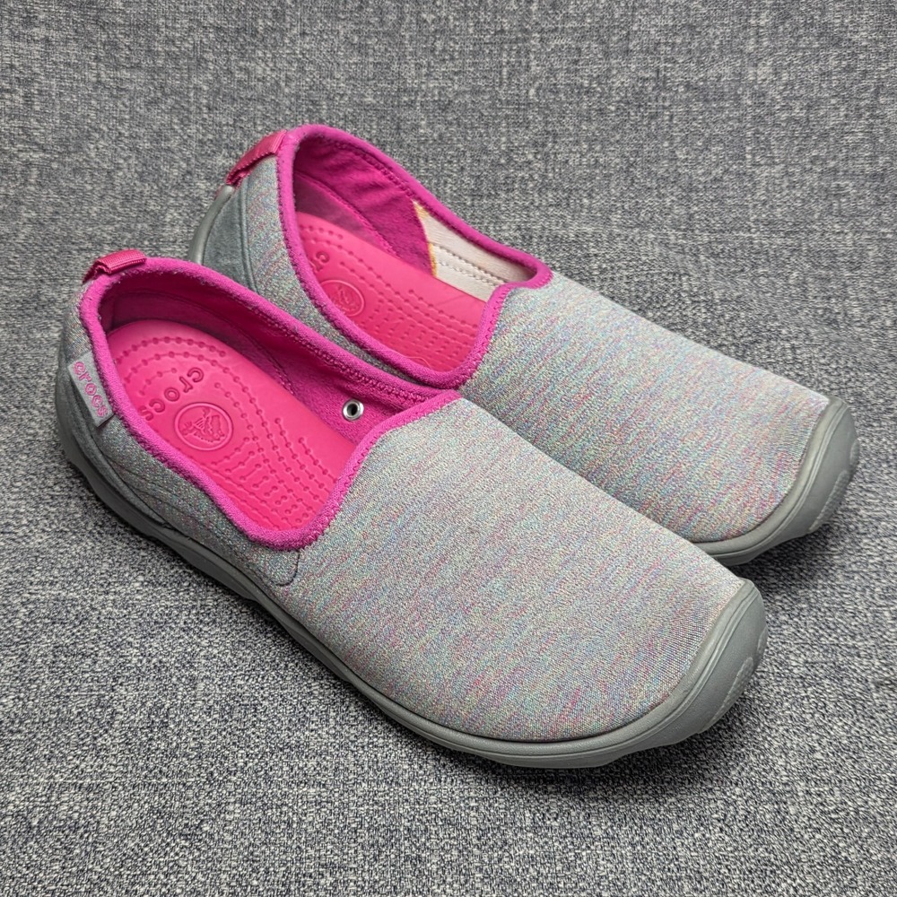 Crocs Duet Busy Day Heather Womens Slip On Ballet Flats Shoes 202045 Size 8‎
